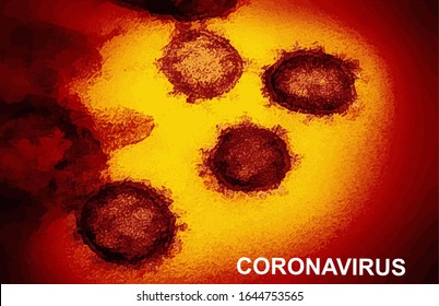 Coronavirus (COVID-19) Real Image From Electron Microscope