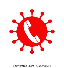 Coronavirus Hotline - Icon For Telephone Contact