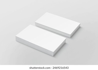 Corporate stationery set mockup. Blank white textured brand ID elements, blank template, for graphic designer presentations and portfolios. 3D rendering