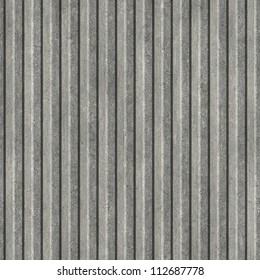 Corrugated Metal. Seamless Texture.