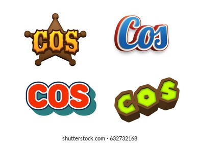 79 Logo cos Stock Illustrations, Images & Vectors | Shutterstock