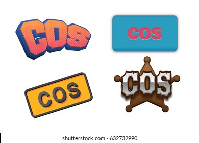 79 Logo cos Stock Illustrations, Images & Vectors | Shutterstock