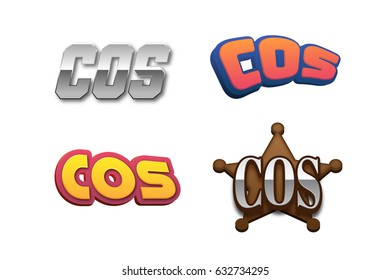 79 Logo cos Stock Illustrations, Images & Vectors | Shutterstock