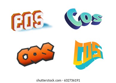 79 Logo cos Stock Illustrations, Images & Vectors | Shutterstock