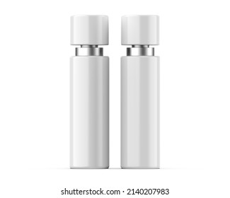 Cosmetic Bottle With Cap For Liquid Soap, Gel, Lotion, Cream, Shampoo, Bath Foam And Other Cosmetics, 3d Render Illustration.