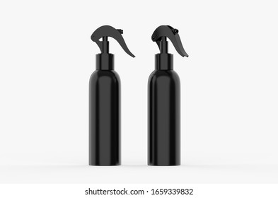 Cosmetic Sprayer Bottle Mockup Template Isolated Stock Illustration