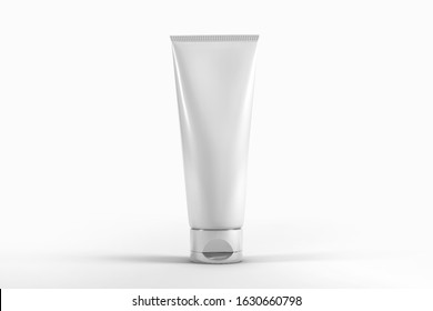 Cosmetic Tube Mockup. 3D Rendering.