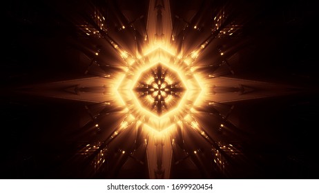 Radiant Orange Lotus Rays Light Water Stock Illustration 1049822024 ...