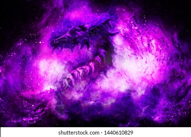 Galaxy Dragon Images Stock Photos Vectors Shutterstock