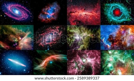 Cosmic eye candy. Outer space. Astronomy and space image.