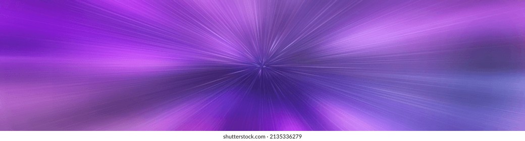 Cosmic Space Travel Effect, Neon Light Speed With Vanishing Point, Blur, Design With Technology Art. Galaxy And Stars, Distinctive Color. Futuristic Design For Wall Art, Print And Poster