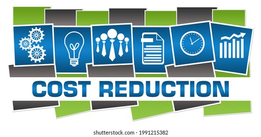 Cost Reduction Concept Image Text Related Stock Illustration 1991215382 ...