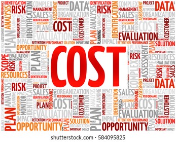 Cost Word Cloud Business Concept Stock Illustration 584095825 ...