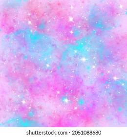 Cotton Candy Galaxy Digital Paper - Powered by Shutterstock