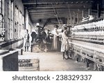 Cotton Mill. Two young spinners in Catawba Cotton Mills, Newton, North Carolina. Photo by Lewis Hine Wickes, Dec 1908