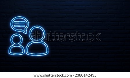 Counseling is a collaborative effort between the counselor and client, 3d icon neon sign