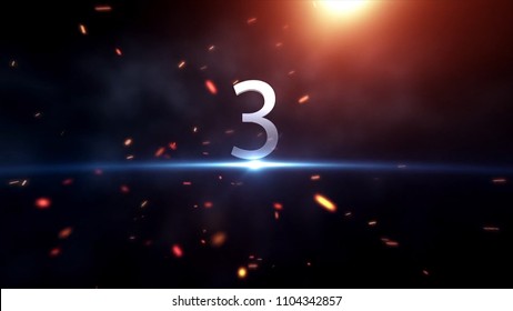 Countdown Motiongraphic 10 to 0. Countdown Start. Amazing countdown animation. Ready for race, event, party. Technological Countdown Intro.