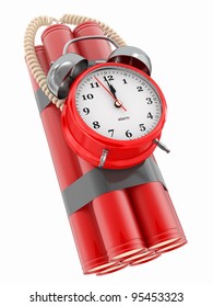 Countdown Time Bomb Alarm Clock Detonator Stock Illustration 96614866