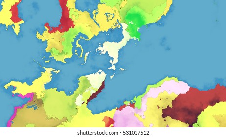 countries map background
