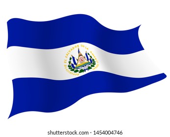 Country Flag Icon El Salvador Stock Illustration 1454004746 | Shutterstock