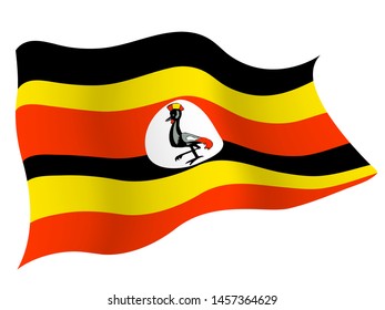 Country Flag Icon Uganda Japan Stock Illustration 1457364629 | Shutterstock