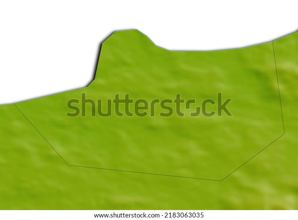 County Limerick Ireland map,\
shaded relief map of County Limerick Ireland. 3D render physical\
map.