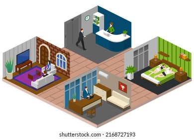 Couple Daily Life, Man And Woman Together, Isometric Home Routine And Everyday Leisure Activity. Couple Daily Life Breakfast Eating, Watching TV And Jogging Sport In Park, Cooking And Shopping