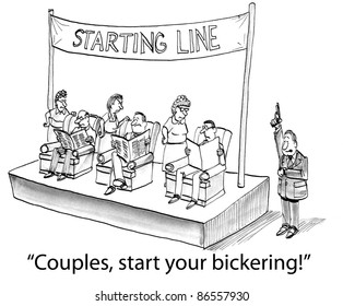 Couples, start your bickering.