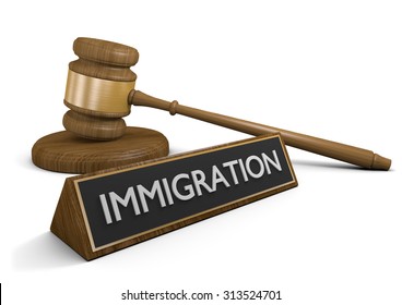 Court Law Concept For Immigration And Policy Reform