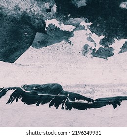 Cover Design With Ice And Place For Text. Abstract Background.