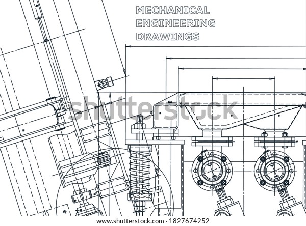 Cover, flyer, banner. Engineering
illustration. Technical illustrations,
backgrounds