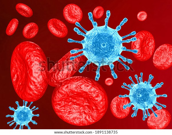 covid-19, coronavirus outbreak, \
Hepatitis viruses, influenza virus H1N1,aids. Virus abstract\
background. 3d\
illustration		