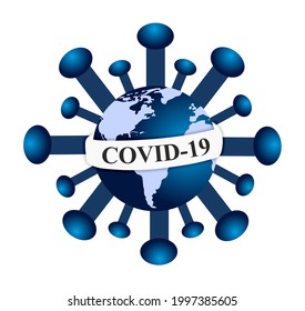 COVID-19 - coronavirus and world globe
