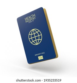 COVID-19 Health Passport 3d Rendering