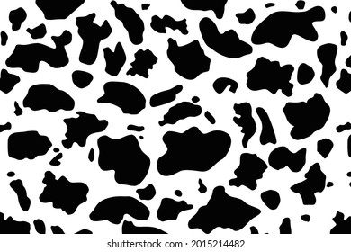 Cow Pattern Texture Seamless Pattern Black Stock Illustration ...