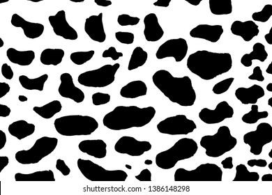 Cow Texture Pattern Repeated Animal Jungle Stock Illustration ...