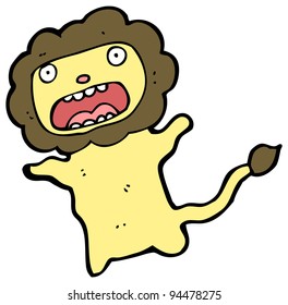 Cowardly Lion Cartoon