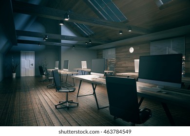 Dark Background Office Images, Stock Photos & Vectors | Shutterstock