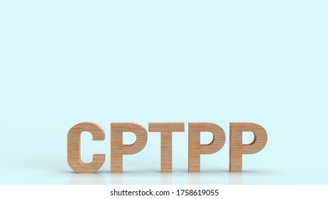 Cptpp Or Comprehensive And Progressive Agreement For Trans Pacific Partnership 3d Rendering For Background