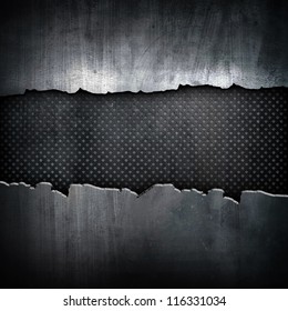 Cracked Iron Background