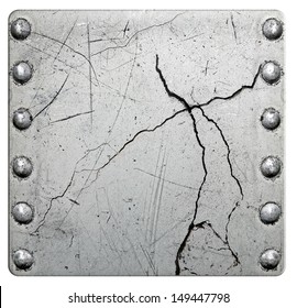 Cracked Metal Plate
