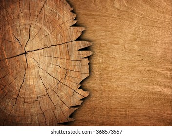 cracked wood board