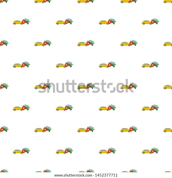 Crashed
car pattern seamless repeat for any web
design