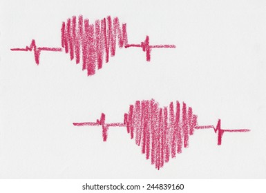 Crayon Heart Beat