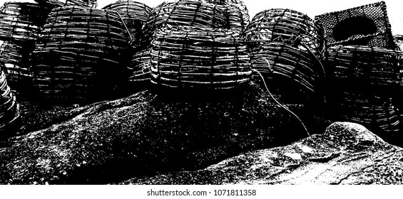 Craypots On Flinders Island Tasmania