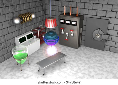 Crazy Mad Scientist Laboratory