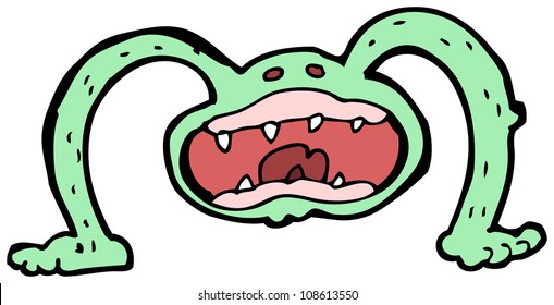 Scary Monster Cartoon Stock Illustration 108913292 | Shutterstock