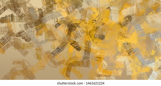 Crazy sketch random pattern. Creative chaos and variety. Modern art drawing painting. 2d illustration. Digital texture wallpaper. Artistic sketch draw backdrop material. 