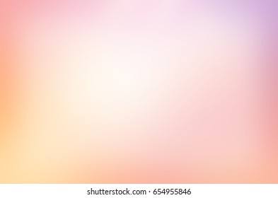 Cream Light Blurred Abstract Background - Pale Rainbow Spring Texture