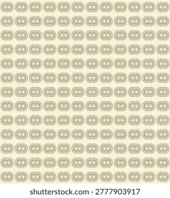 Cream rustic earth repeatable seamless pattern in olive drab, brass, wheat, pale sun